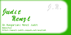 judit menzl business card